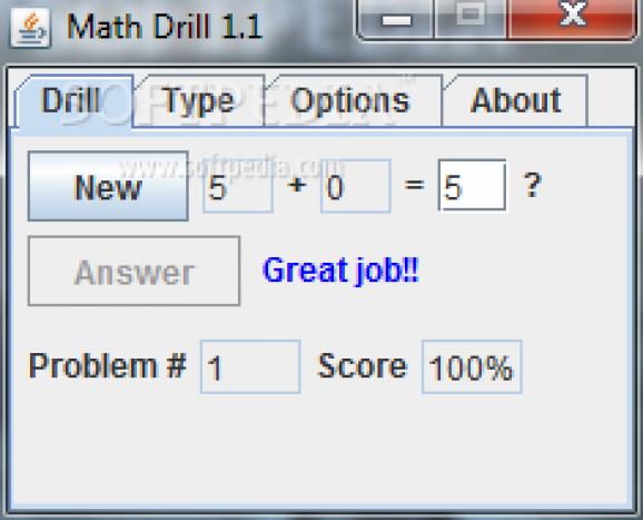 Math Drill screenshot