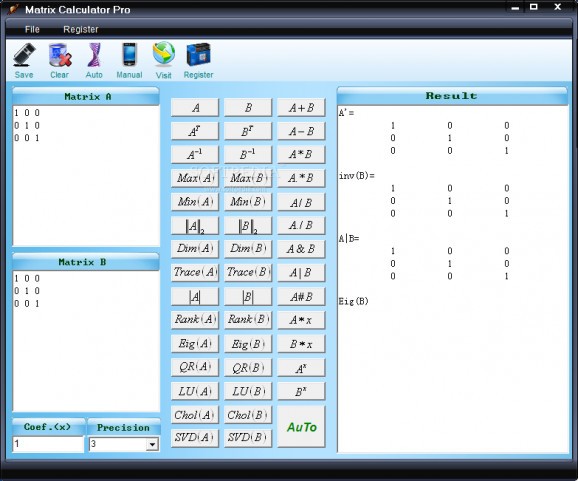 Matrix Calculator Pro screenshot