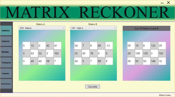 Matrix Reckoner screenshot