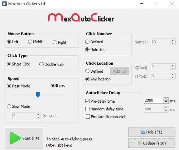 Max Auto Clicker screenshot
