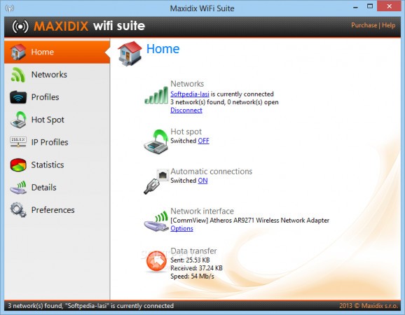Maxidix Wifi Suite screenshot