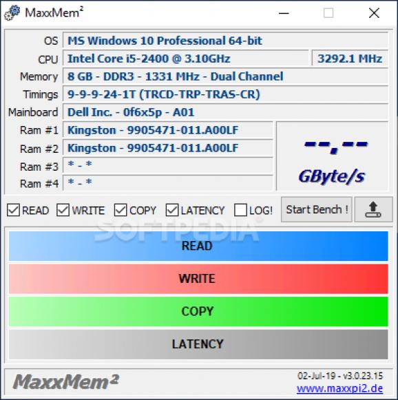 MaxxMEM2 screenshot