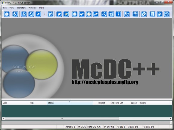 McDC++ screenshot