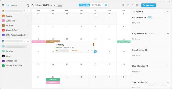 Me Calendar screenshot