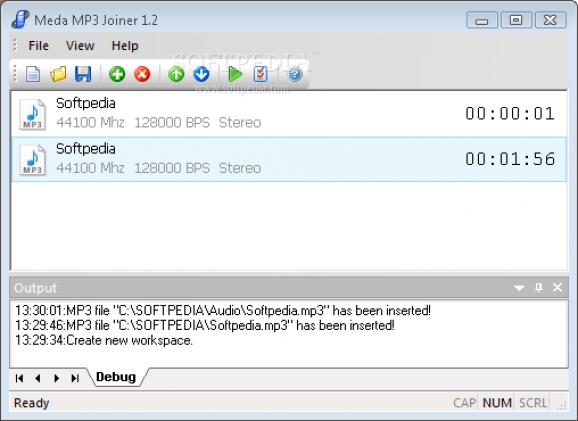 Meda MP3 Joiner screenshot