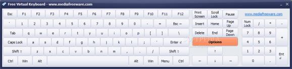 Free Virtual Keyboard screenshot