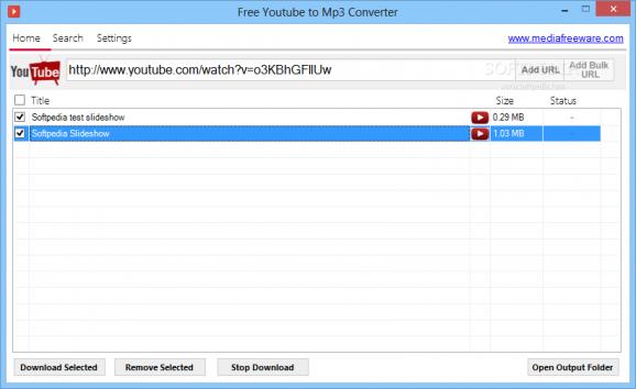 Free Youtube to Mp3 Converter screenshot