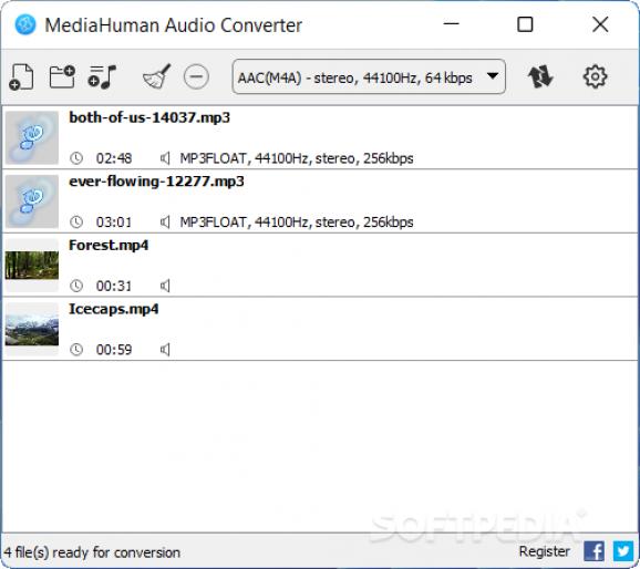MediaHuman Audio Converter screenshot
