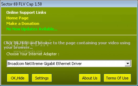 FLV Cap (formerly Mega Video Downloader) screenshot