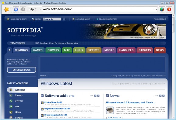 Melwin Browser for Kids screenshot