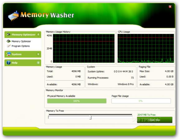 Memory Washer screenshot