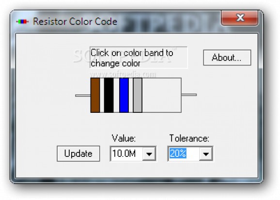 Mental Automation Resistor Color Code screenshot