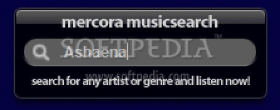 Mercora Music Search screenshot