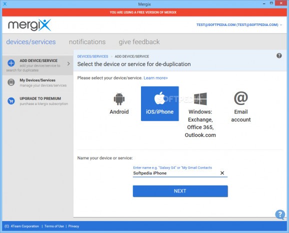 Mergix Duplicate Contacts Remover screenshot