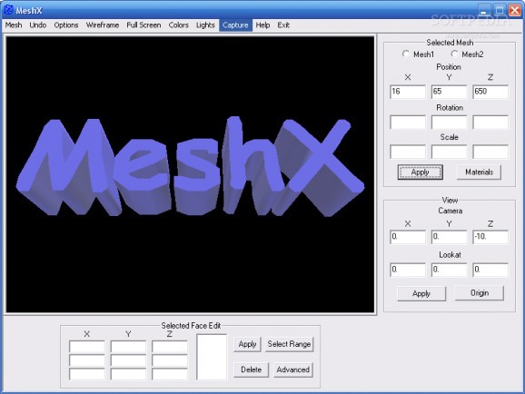 MeshX screenshot
