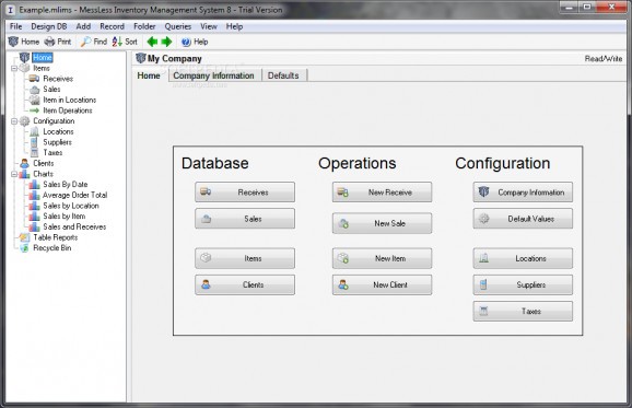 MessLess Inventory Management System screenshot