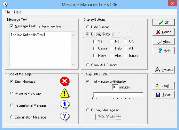 Message Manager Lite screenshot