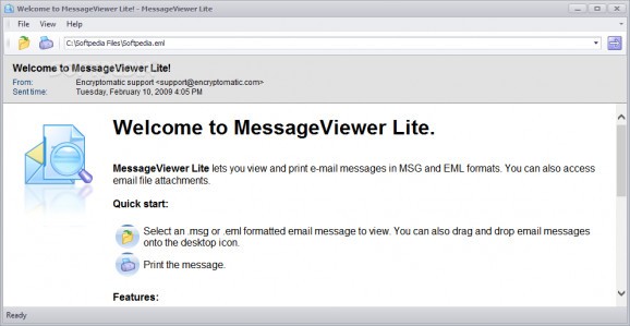 Message Viewer Lite screenshot
