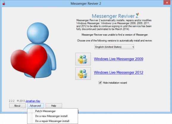 Messenger Reviver screenshot