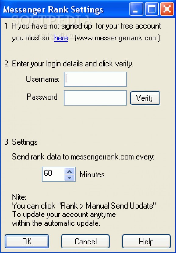 MessengerRank screenshot