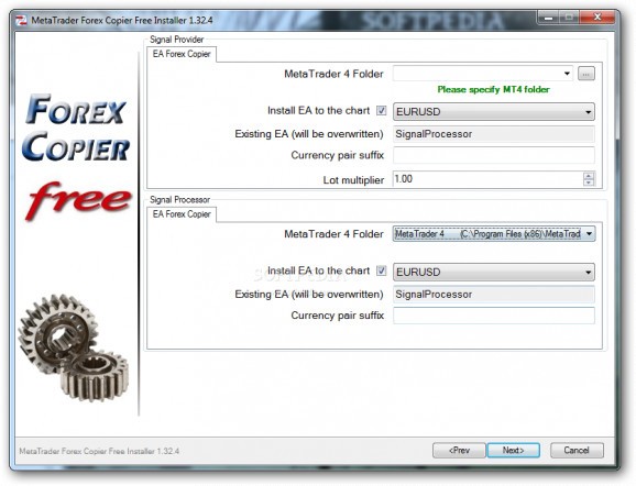 MetaTrader Forex Copier Free screenshot