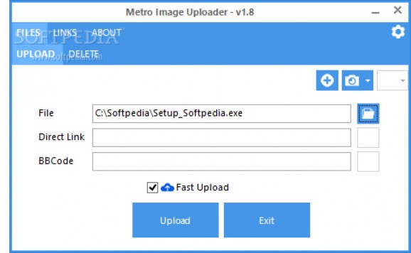 Metro Image Uploader screenshot