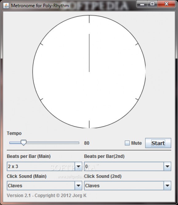 Metronome for Poly-Rhythm screenshot