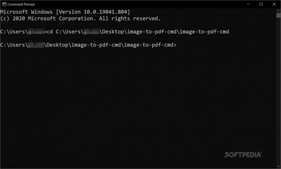Mgosoft Image To PDF Command Line screenshot