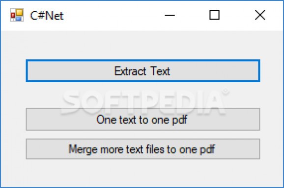 Mgosoft PDF Text Converter SDK screenshot