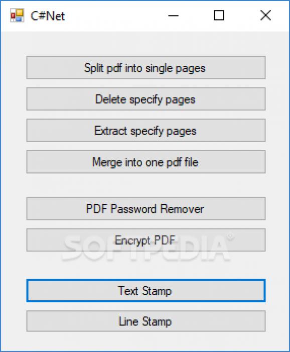 Mgosoft PDF Tools SDK screenshot