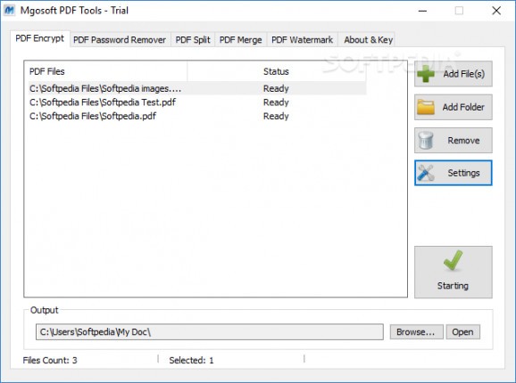 Mgosoft PDF Tools screenshot