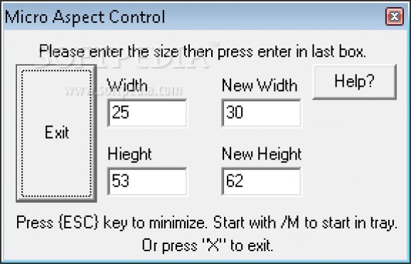 Micro Aspect Calculator screenshot