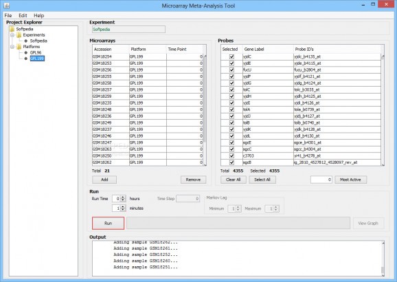 Microarray Meta-Analysis Tool screenshot