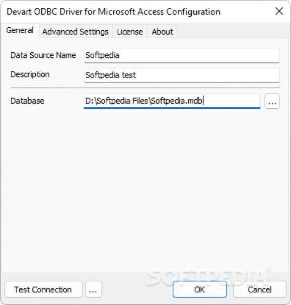 ODBC Driver for Microsoft Access screenshot