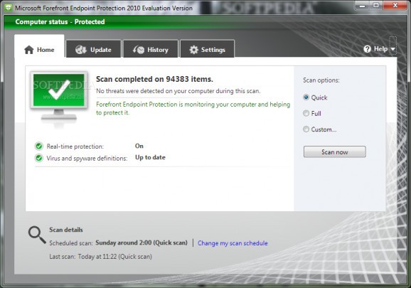 System Center (formerly Microsoft Forefront Endpoint Protection) screenshot