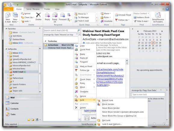 Microsoft Junk E-mail Reporting Tool for Microsoft Office Outlook screenshot