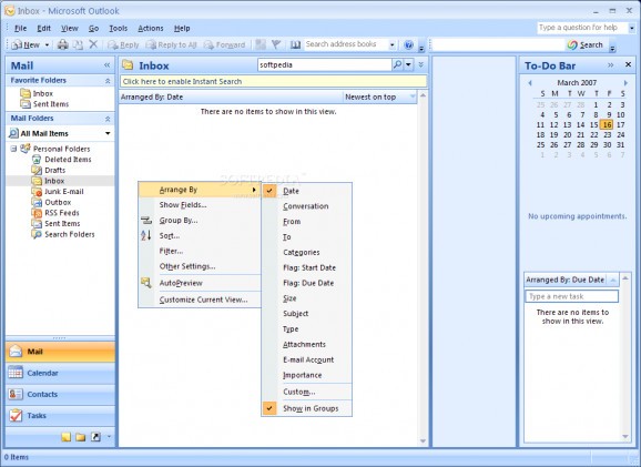 Microsoft Junk Email Filter for Outlook 2007 screenshot