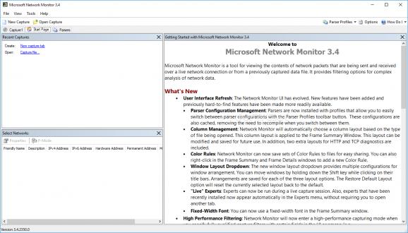 Microsoft Network Monitor screenshot