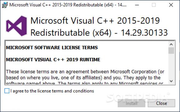Microsoft Visual C++ Redistributable Package 2015-2022 screenshot