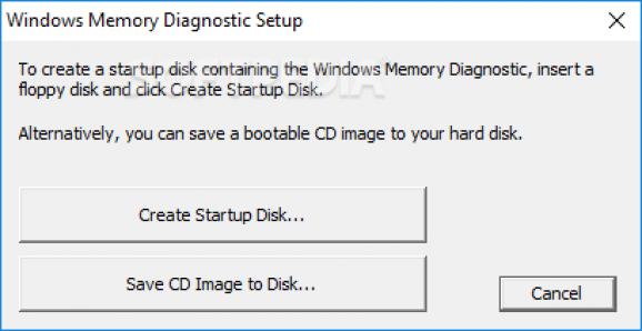 Microsoft Windows Memory Diagnostic screenshot