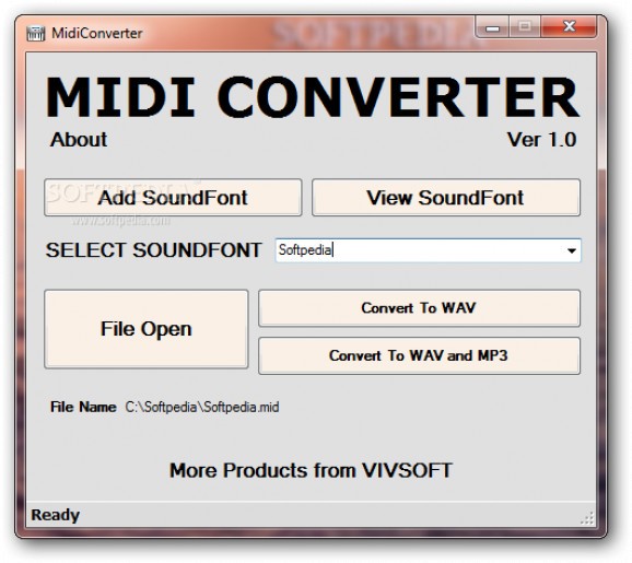 MidiConverter screenshot
