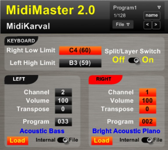 MidiMaster screenshot