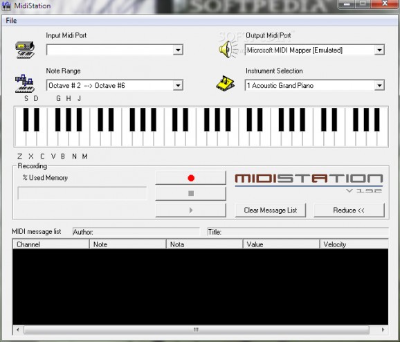 MidiStation screenshot