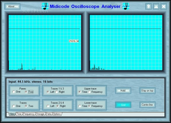 Midicode Oscilloscope Analyser screenshot