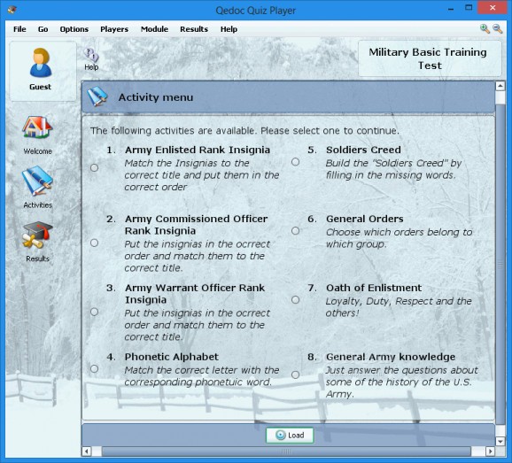 Military Basic Training Test screenshot