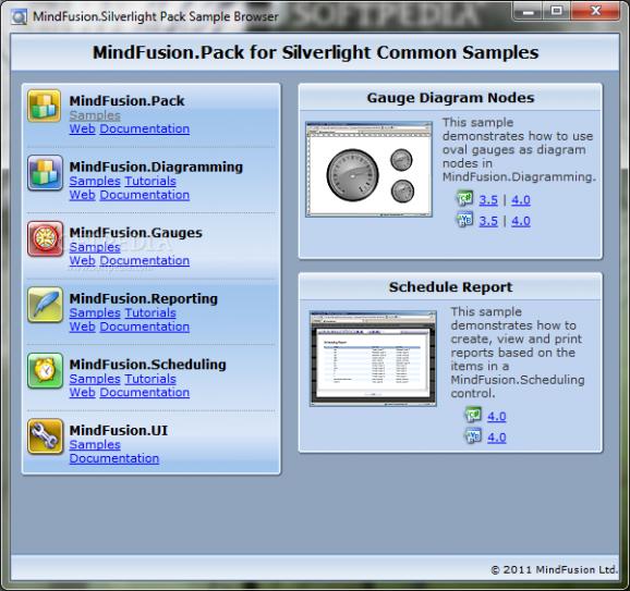 MindFusion.Silverlight Pack screenshot