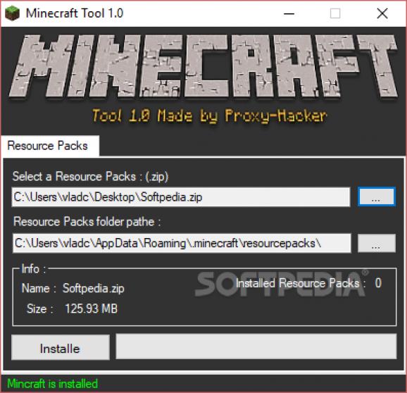 Minecraft Tool screenshot