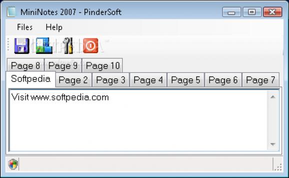 MiniNotes 2007 screenshot