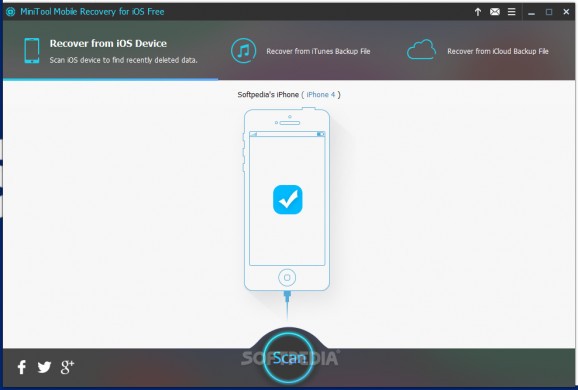 MiniTool Mobile Recovery for iOS screenshot