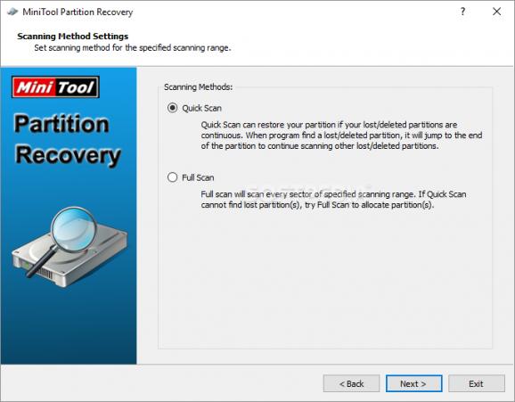 MiniTool Partition Recovery screenshot